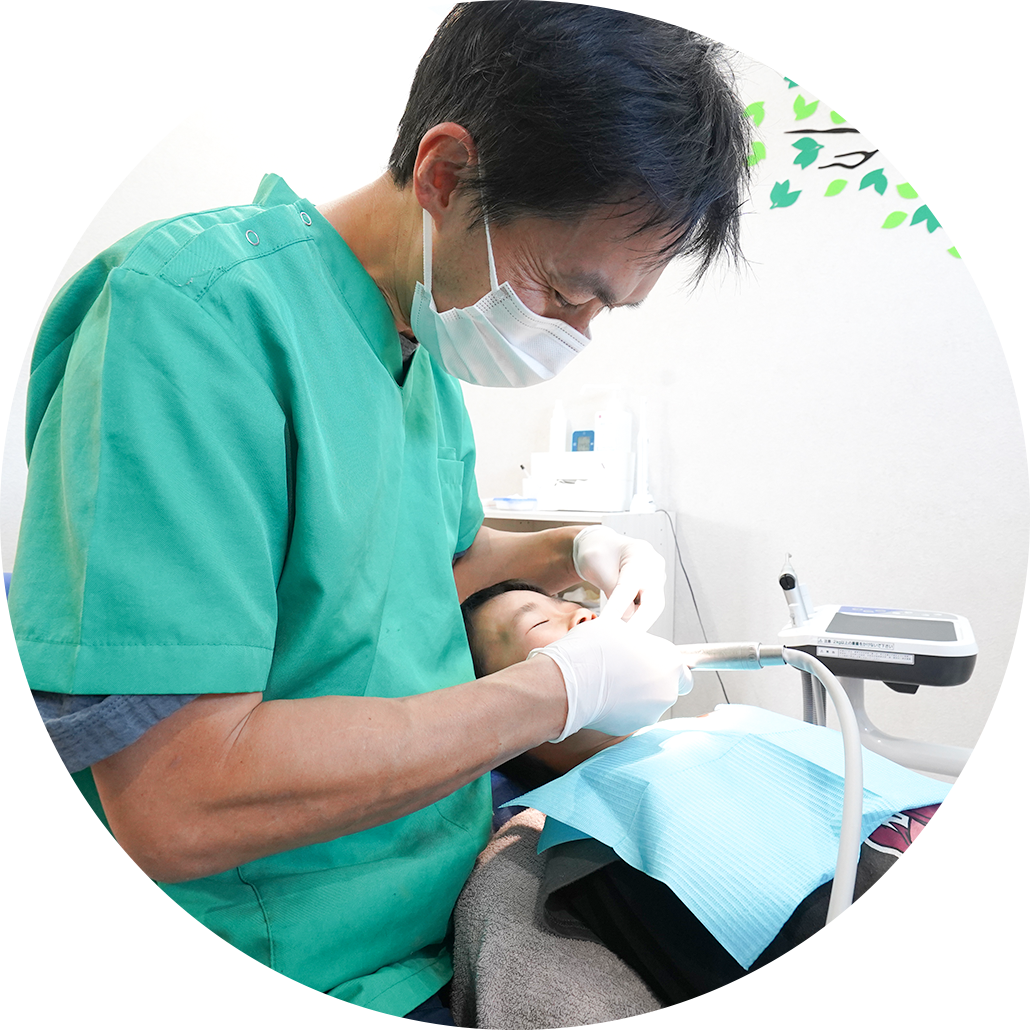 子どもと向き合った歯科治療 根気強く笑顔で治療します